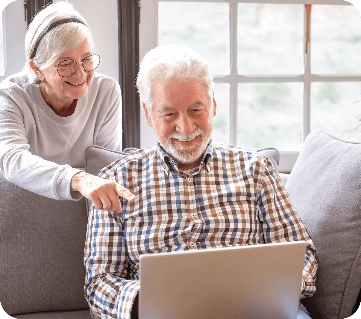 An older person receiving depression counseling services in FL.